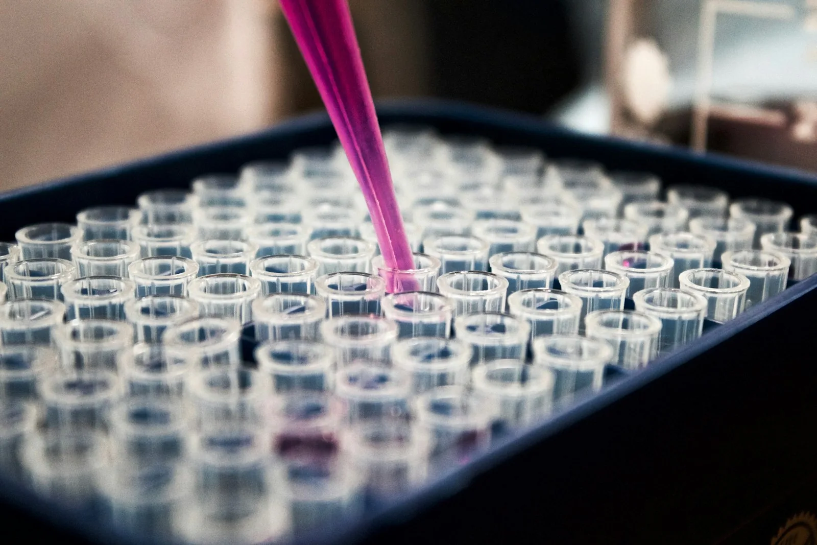 Forensic toxicology laboratory testing equipment analyzing blood alcohol concentration samples